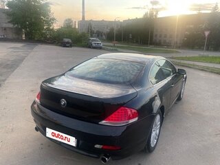 2006 BMW 6 серии 630i II (E63/E64), чёрный, 1500000 рублей, вид 4