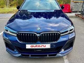 2020 BMW 5 серии 530d xDrive VII (G30/G31/G38) Рестайлинг, синий, 5900000 рублей, вид 4