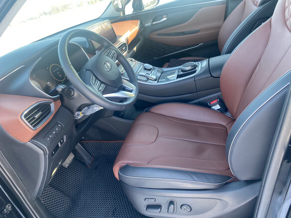 2023 Hyundai Santa Fe IV Рестайлинг, чёрный, 4300000 рублей - вид 6