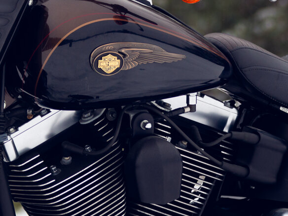 2013 Harley-Davidson Fat Boy, коричневый, 1350000 рублей - вид 10