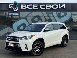 2019 Toyota Highlander III (XU50) Рестайлинг, белый, 3850000 рублей, вид 1