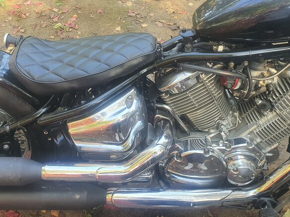 2001 Yamaha XVS1100, чёрный, 565000 рублей - вид 8