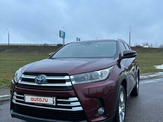 2018 Toyota Highlander III (XU50) Рестайлинг, красный, 3450000 рублей, вид 2