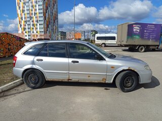 2001 Mazda 323 VI (BJ) Рестайлинг, серебристый, 200000 рублей, вид 2