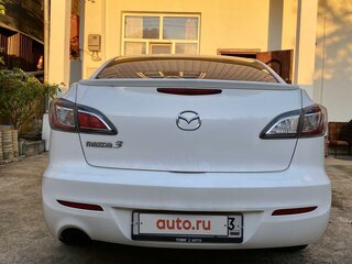 2012 Mazda 3 II (BL) Рестайлинг, белый, 1170000 рублей, вид 4