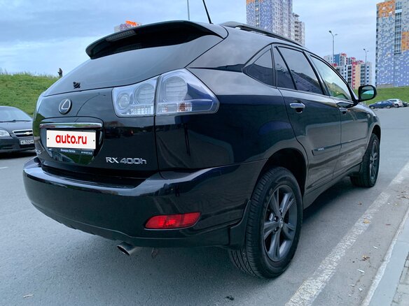 2008 Lexus RX 400h II Рестайлинг, чёрный, 1400000 рублей - вид 11