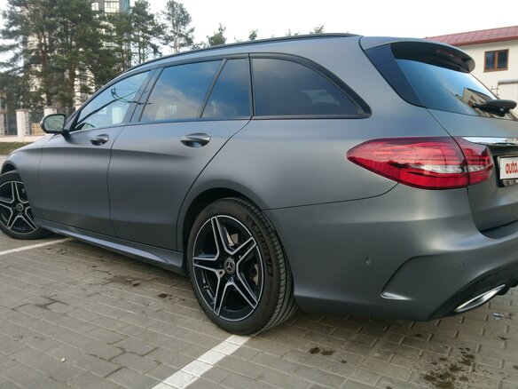 2019 Mercedes-Benz C-Класс 200 d IV (W205) Рестайлинг, серый, 2380000 рублей - вид 13