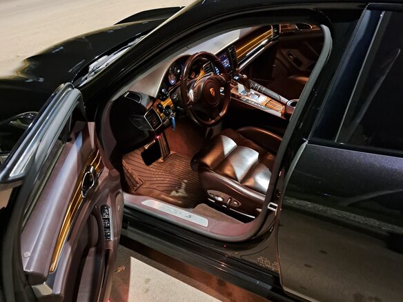 2013 Porsche Panamera 4S I Рестайлинг, чёрный - вид 6