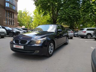 2008 BMW 5 серии 525i V (E60/E61) Рестайлинг, синий, 1230000 рублей, вид 1