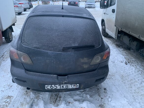 2008 Mazda 3 I (BK) Рестайлинг, серый, 850000 рублей - вид 2