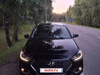 2017 Hyundai Solaris II, чёрный, 1415000 рублей, вид 1