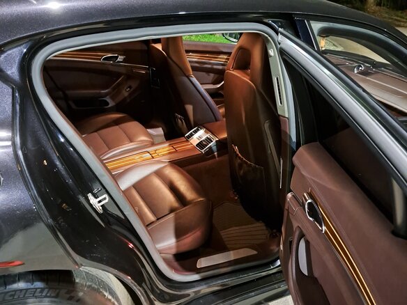 2013 Porsche Panamera 4S I Рестайлинг, чёрный - вид 10