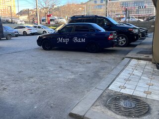 2015 Lada (ВАЗ) Priora I Рестайлинг, синий, 650000 рублей, вид 4