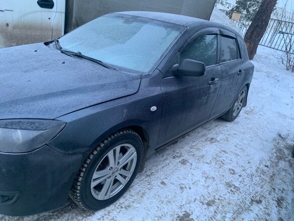 2008 Mazda 3 I (BK) Рестайлинг, серый, 850000 рублей - вид 4