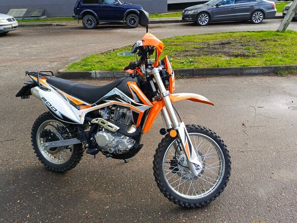 2020 Racer Enduro, оранжевый, 130000 рублей - вид 8