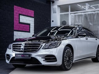 2019 Mercedes-Benz S-Класс 560 VI (W222, C217) Рестайлинг, чёрный, 7800000 рублей, вид 1