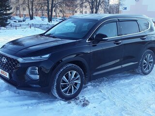 2019 Hyundai Santa Fe IV, чёрный, 3500000 рублей, вид 3