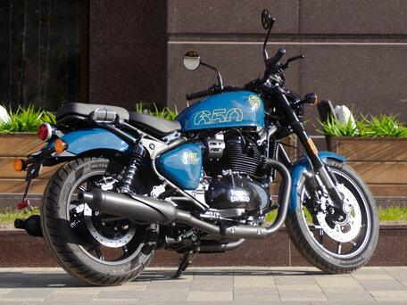 2025 Royal Enfield Shotgun, синий, 723000 рублей, вид 4