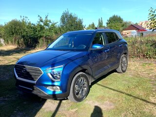 2022 Hyundai Creta II, синий, 3100000 рублей, вид 2