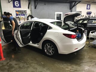 2016 Mazda 6 III (GJ) Рестайлинг, белый, 1825000 рублей, вид 3