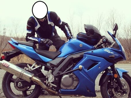 2009 Suzuki SV 650, синий, 380000 рублей, вид 2