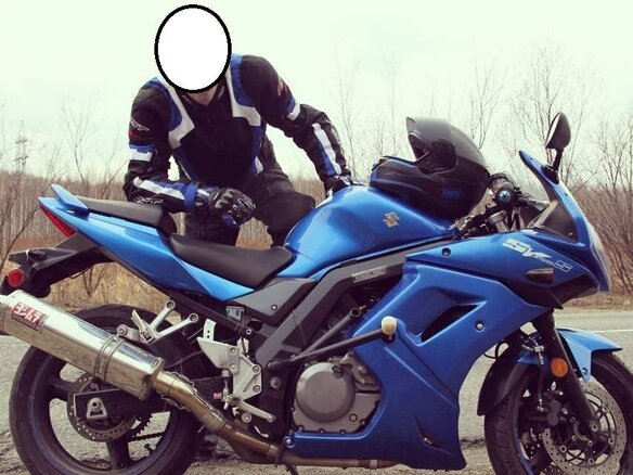 2009 Suzuki SV 650, синий, 380000 рублей - вид 1