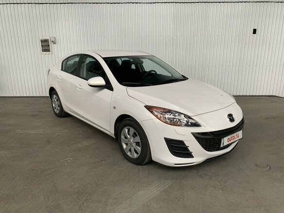2010 Mazda 3 II (BL), белый - вид 2