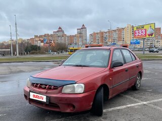 2000 Hyundai Accent II, красный, 125000 рублей, вид 1