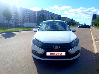 2021 Lada (ВАЗ) Granta I Рестайлинг, белый, 630000 рублей, вид 2