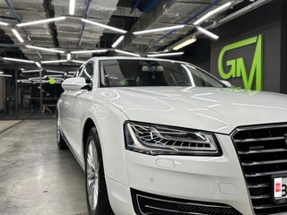 2014 Audi A8 Long III (D4) Рестайлинг, белый, 2350000 рублей, вид 5