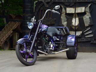 2016 Harley-Davidson Road King, фиолетовый, 3100000 рублей, вид 3