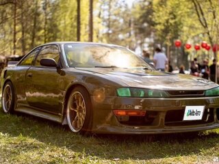 1994 Nissan Silvia VI (S14), зелёный, 1400000 рублей, вид 1