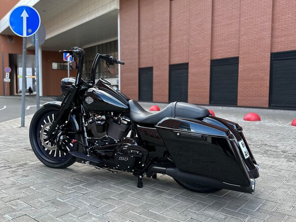 2021 Harley-Davidson Road King, чёрный, 4500000 рублей - вид 8
