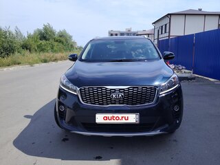 2019 Kia Sorento III Prime Рестайлинг, синий, 3550000 рублей, вид 2