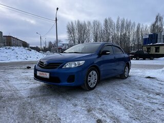 2010 Toyota Corolla X (E140, E150) Рестайлинг, синий, 1250000 рублей, вид 1