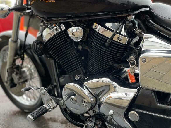 2001 Honda Shadow 750, чёрный, 342874 рублей - вид 11