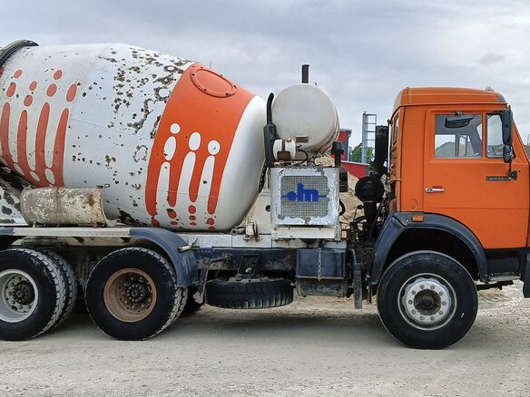 2008 КамАЗ Автобетоносмеситель, оранжевый, 1500000 рублей - вид 5