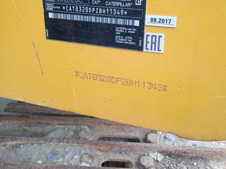 2017 Caterpillar 320D, жёлтый, 7510000 рублей, вид 5