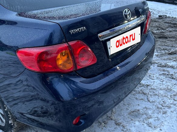 2008 Toyota Corolla AMT X (E140, E150), синий, 730000 рублей - вид 4