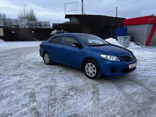 2010 Toyota Corolla X (E140, E150) Рестайлинг, синий, 1250000 рублей, вид 3