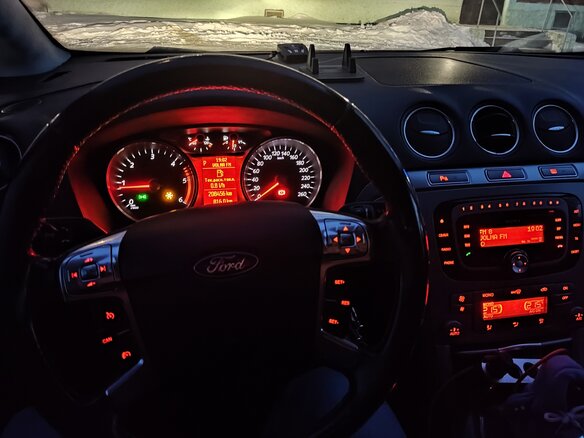 2010 Ford S-MAX I Рестайлинг, синий, 1150000 рублей - вид 12