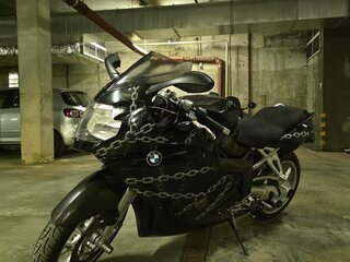 2007 BMW K 1200 S, чёрный, 650000 рублей, вид 2