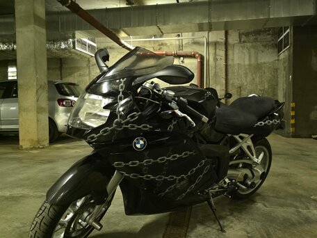 2007 BMW K 1200 S, чёрный, 650000 рублей, вид 2