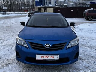 2010 Toyota Corolla X (E140, E150) Рестайлинг, синий, 1250000 рублей, вид 2