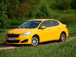 2013 Citroen C4 II, жёлтый, 886000 рублей, вид 1