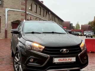 2018 Lada (ВАЗ) Vesta SW Cross I, чёрный, 1200000 рублей, вид 4