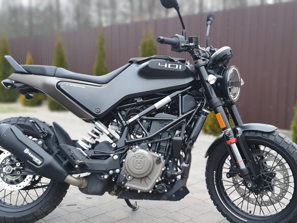 2022 Husqvarna Svartpilen 401, чёрный, 573818 рублей - вид 11