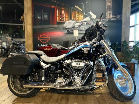 2018 Harley-Davidson Fat Boy, синий, 2400000 рублей, вид 1