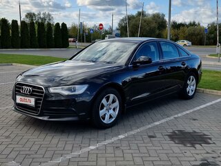 2013 Audi A6 IV (C7), чёрный, 1418396 рублей, вид 1