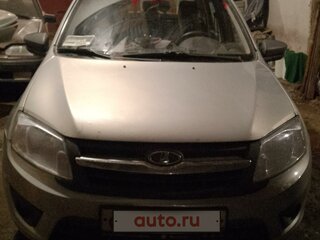 2017 Lada (ВАЗ) Granta I, серебристый, 570000 рублей, вид 2